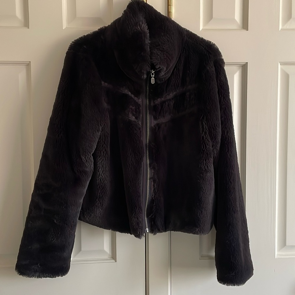 Anthropologie Faux Fur Jacket